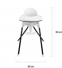 Стільчик для годування 2 в 1 Kinderkraft Pini White